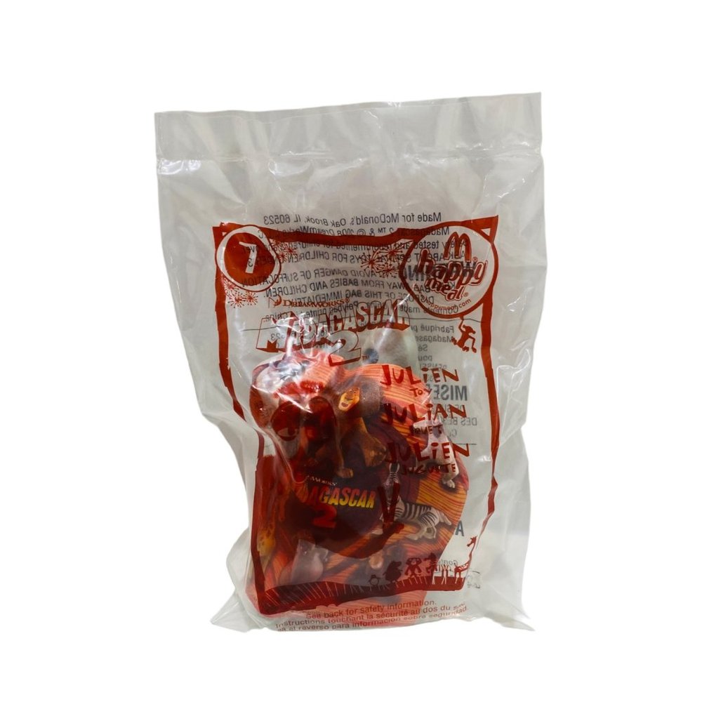 McDonald’s 2008 Madagascar 2 Julien Toy #7 Happy Meal Toy